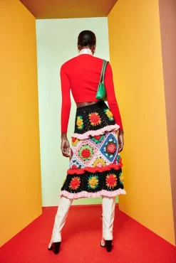 Celia B Poleon Skirt-Women Crochet