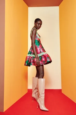 Celia B Rosso Dress-Women Dresses