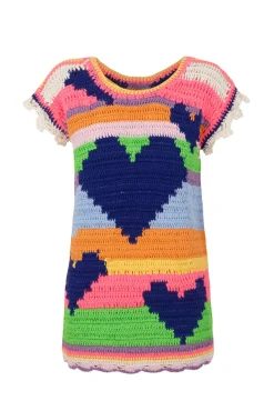 Celia B Sargasso Dress Multi-Women Crochet