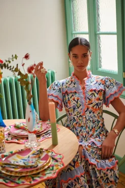 Celia B Sea Flowers Placemats Set Of Two- Homeware