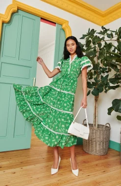 Celia B Sedna Dress Green-Women Dresses