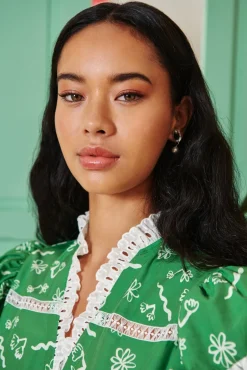 Celia B Sedna Dress Green-Women Dresses