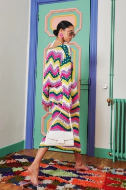 Celia B Sulu Top Multi-Women Crochet