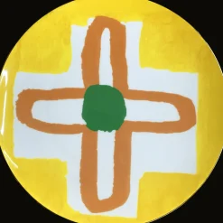 Celia B Sun Coral Plate Set Of Two- Homeware