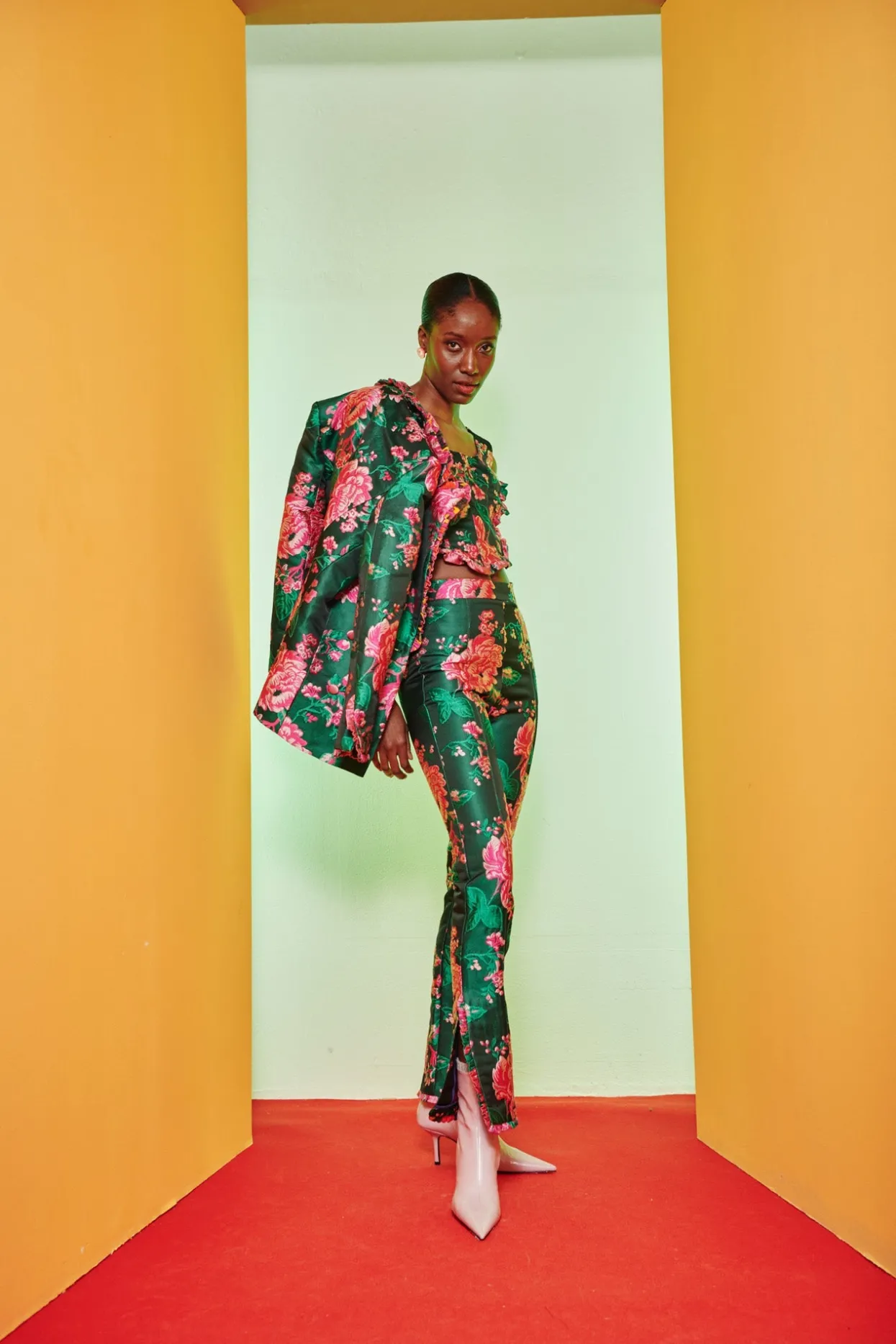 Celia B Tango Jacket-Green-Women Coats & Jackets