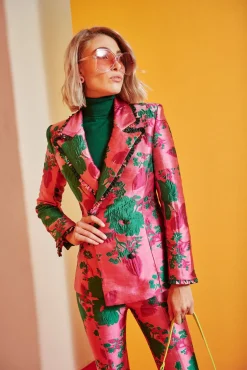 Celia B Tango Jacket-Pink-Women Coats & Jackets