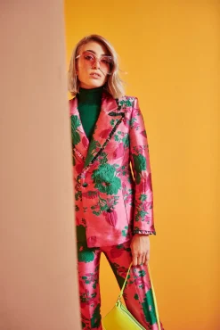 Celia B Tango Jacket-Pink-Women Coats & Jackets