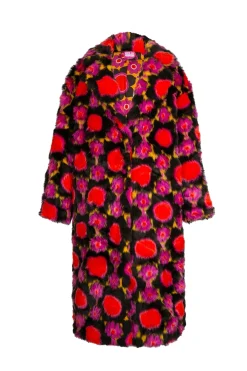 Celia B Vermelho Coat-Women Coats & Jackets