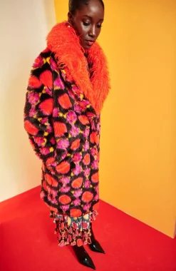 Celia B Vermelho Coat-Women Coats & Jackets